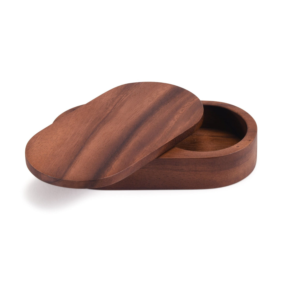 Acacia Wood Salt & Pepper Pinch Pot by Kalmar Home