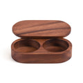 Acacia Wood Salt & Pepper Pinch Pot by Kalmar Home